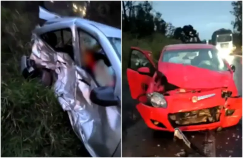 Batida frontal entre dois carros mata um em Porto Feliz