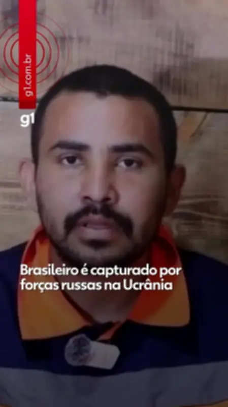 Brasileiro capturado na Ucrânia pede perdão à mãe em vídeo