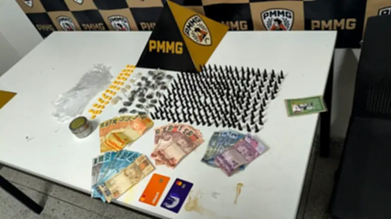 Briga de casal leva PM a drogas em Coronel Fabriciano; mulher presa
