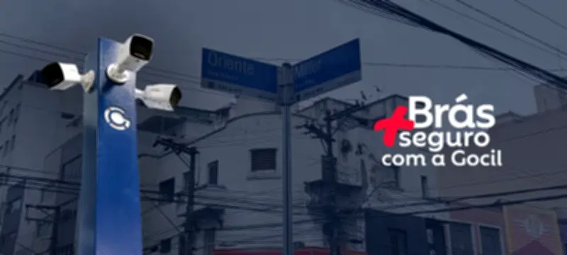 Brás ganha sistema de inteligência urbana Go-Vision para segurança e gestão