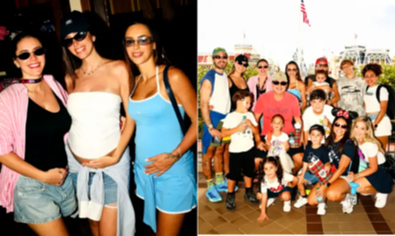 Bruna Biancardi grávida posa com irmã e amiga grávidas na Disney