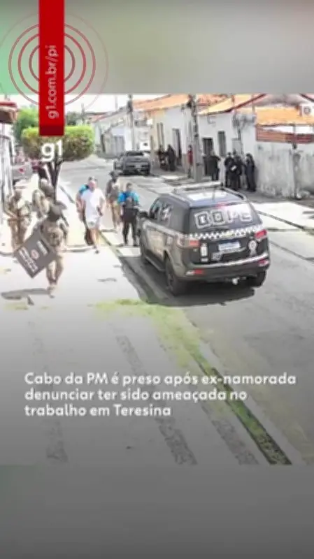 Cabo da PM preso após ameaçar ex-namorada e danificar seu trabalho