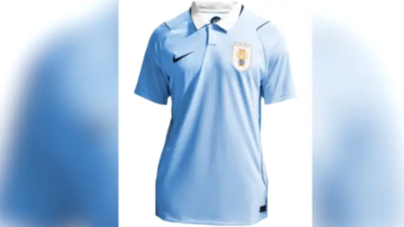 Camisa do Uruguai é eleita a mais bonita da Copa de 2026 pelo Washington Post