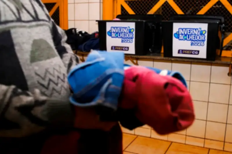 Campo Grande reabre ponto de apoio para moradores de rua durante frio intenso