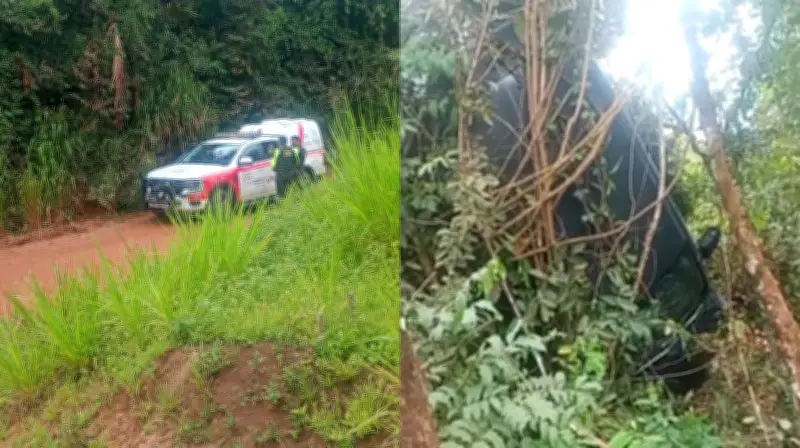 Carro capota em Santarém e ocupantes fogem antes da chegada da polícia