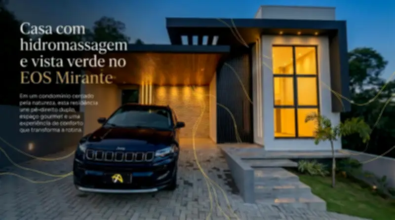 Casa no EOS Mirante: 185m² de Conforto e Natureza
