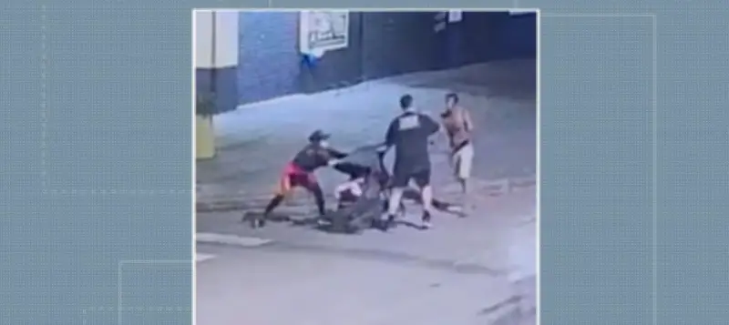 Casal com bebê é agredido na rua em Joinville; agressor contido pela Guarda Municipal