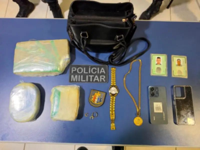 Casal preso com 2,5 kg de drogas em Rorainópolis