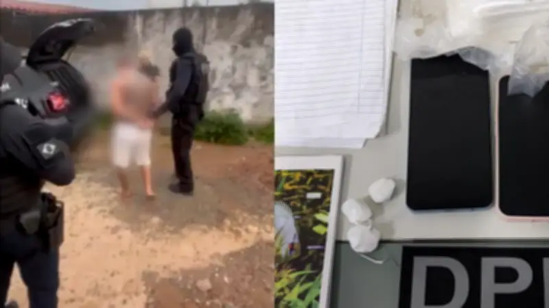 Chefe de facção carioca é preso na Região Metropolitana de Fortaleza