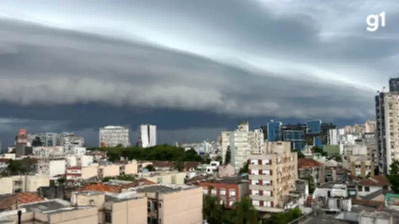 Chuva forte e granizo: Inmet alerta para temporais no RS