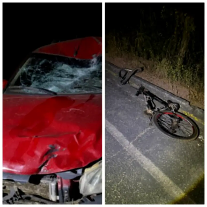 Ciclista morre após colisão com caminhonete na MGC-342 em Coronel Murta