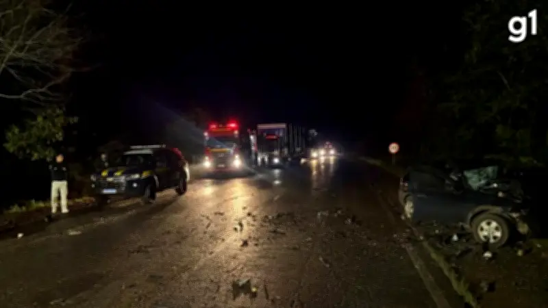 Colisão frontal entre dois veículos deixa dois mortos em Iraí