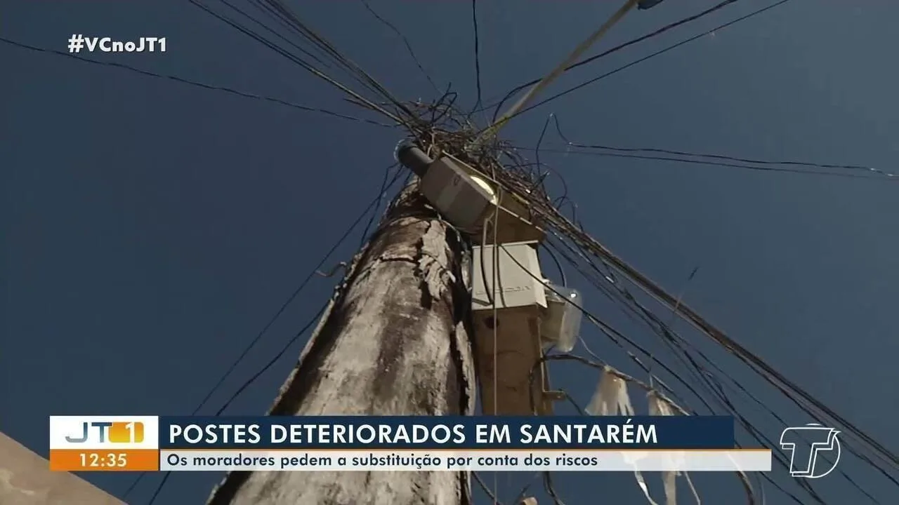 Equatorial substitui postes no bairro Matinha em Santarém para proteger fauna
