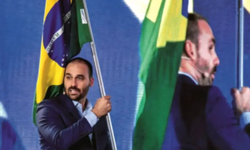Condenação de Eduardo Bolsonaro no STF gera inelegibilidade e afeta chapa de Tarcísio