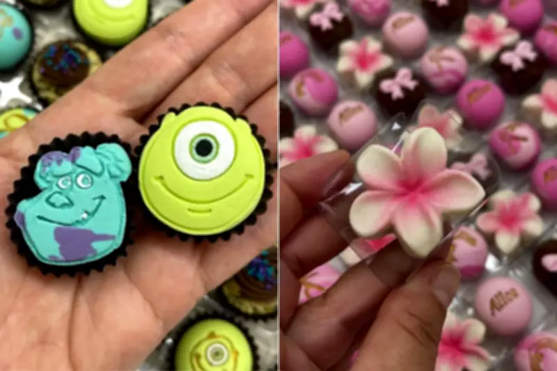 Confeiteira de Bertioga cria brigadeiros em formato de milho e flores