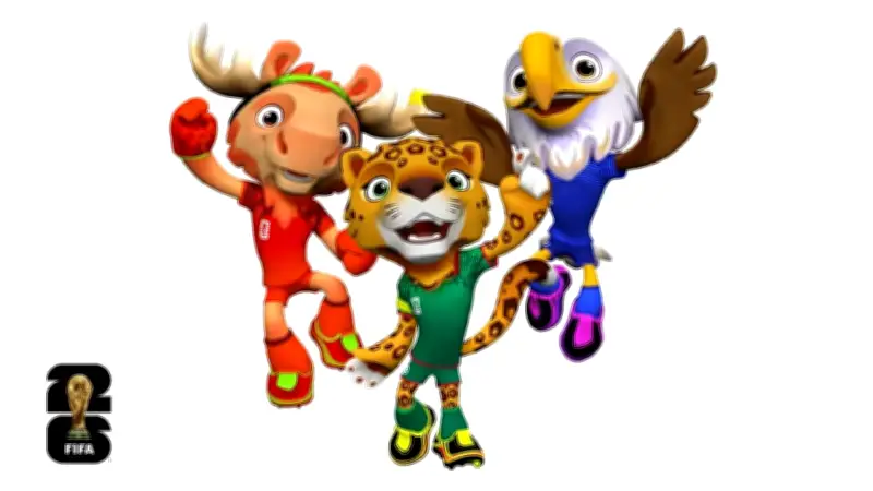 Conheça as três mascotes da Copa do Mundo de 2026: Maple, Zayu e Clutch