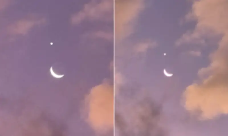 Conjunção da Lua com Vênus e Júpiter encanta o Brasil