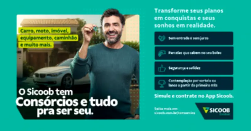 Consórcio da Sicoob Credisul realiza sonhos de 1,6 mil cooperados
