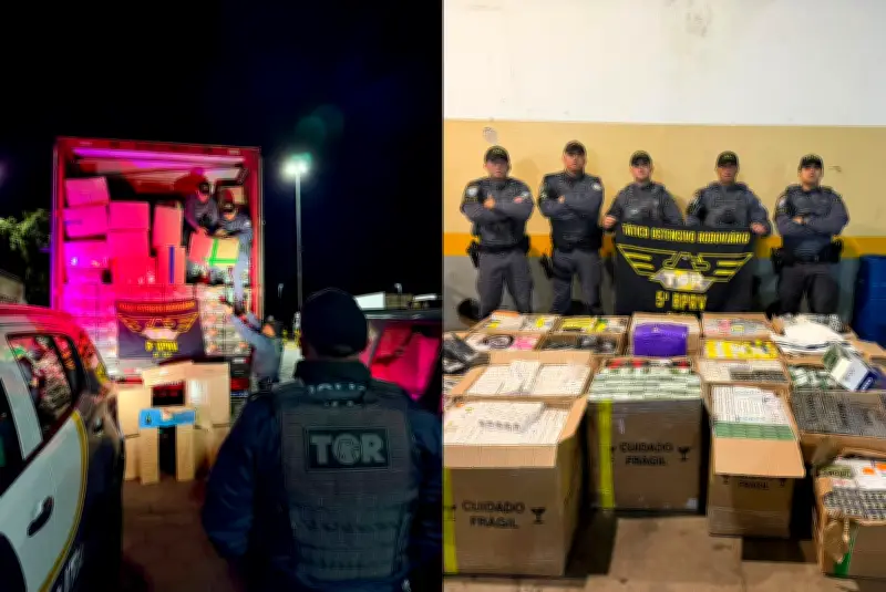 Contrabando de remédios e celulares é flagrado em rodovia de SP