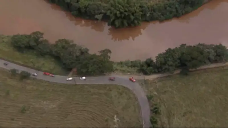 Corpo de mulher de 32 anos é encontrado no Rio Paraopeba, em São Joaquim de Bicas