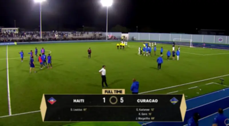 Curaçao goleia Haiti por 5 a 1 nas eliminatórias da Concaf