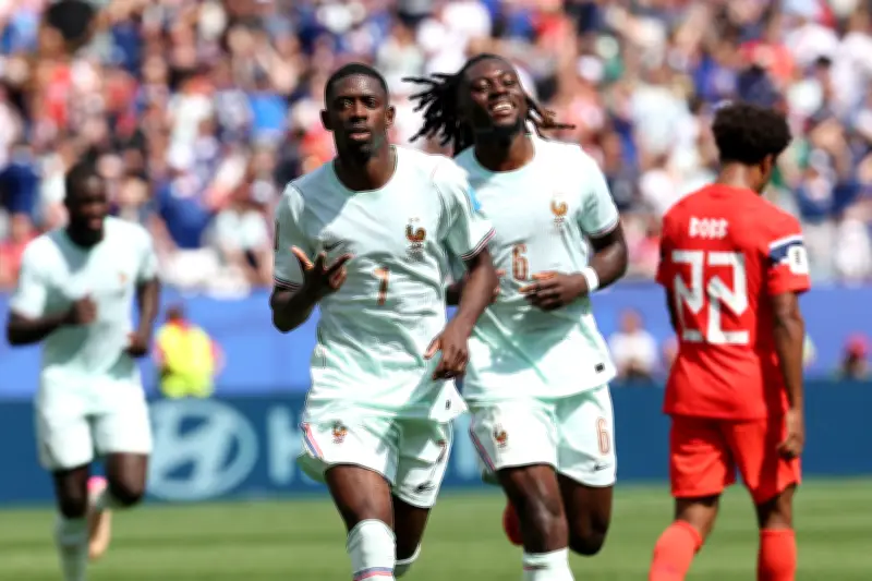 Dembélé faz hat-trick mais rápido desde 1954 na Copa do Mundo