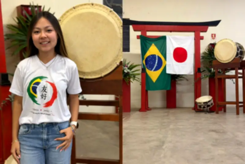 Descendentes de japoneses torcem divididos em Pilar do Sul no confronto Brasil x Japão