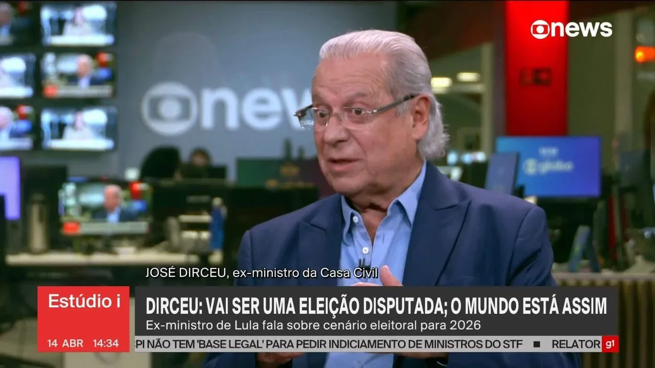 Dirceu critica Flávio Bolsonaro e afirma que candidato contra Lula é Jair Bolsonaro