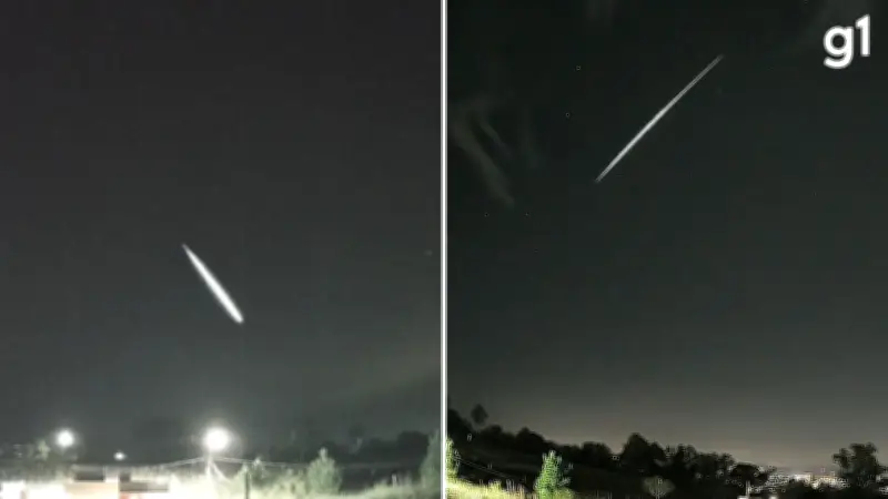 Dois meteoros fireball cruzam o céu do Rio Grande do Sul em um dia