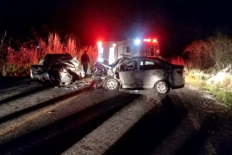 Dois motoristas morrem em batida frontal na MT-325 em Alta Floresta