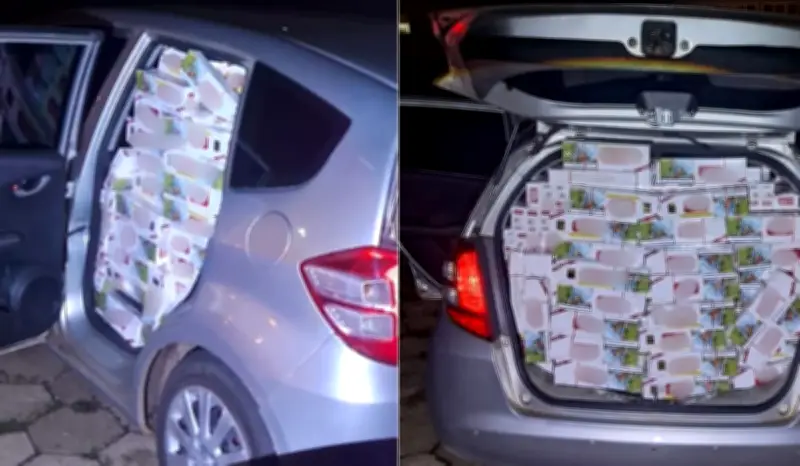 Dois motoristas presos com cigarros contrabandeados do Paraguai no Oeste Paulista