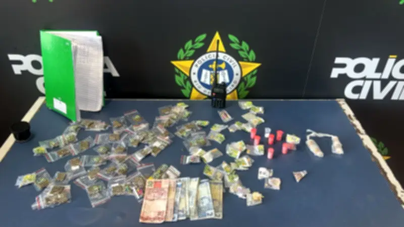 Dupla presa por tráfico de drogas em Angra dos Reis