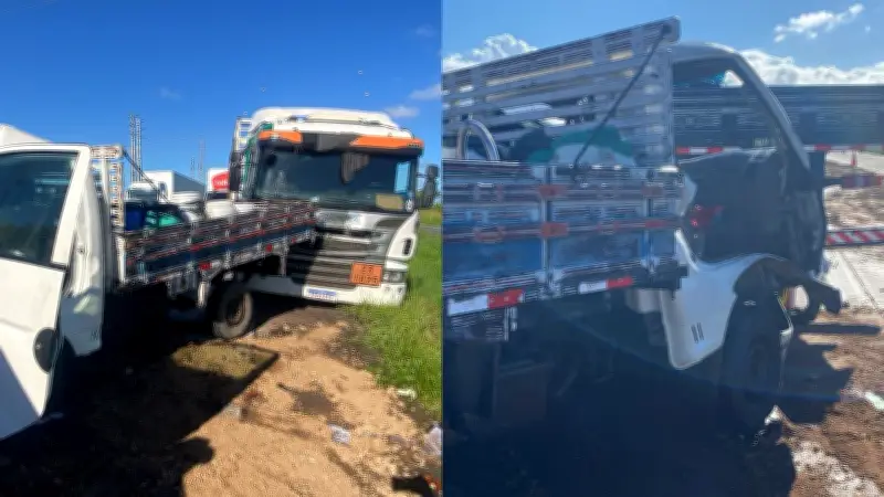 Engavetamento com sete veículos deixa dois feridos em Maracanaú