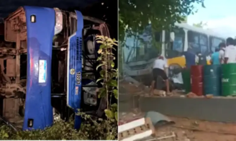 Escola no CE já teve acidente com ônibus antes de tragédia com time de basquete