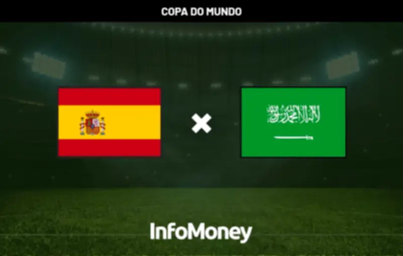 Espanha x Arábia Saudita: modelo matemático aposta em placar