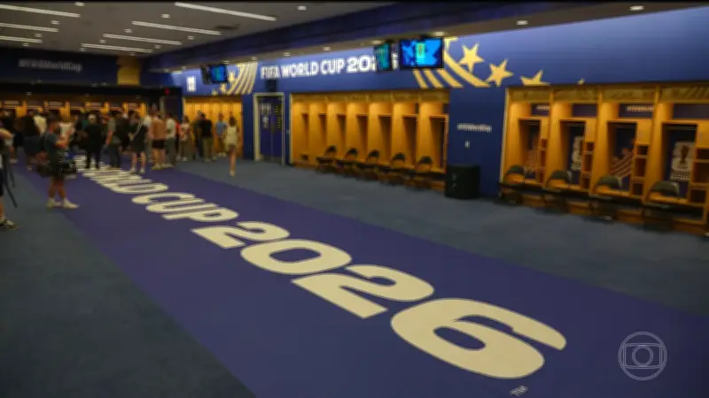 Estádio da estreia do Brasil na Copa é visitado pelo Jornal Nacional