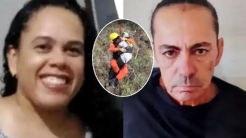 Ex-marido que jogou mulher de penhasco em MG é indiciado por seis crimes