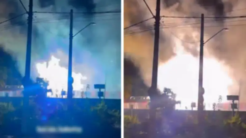Explosão em fiação da Linha 11-Coral da CPTM afeta circulação de trens