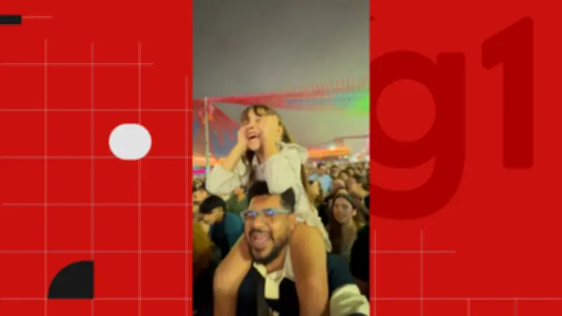 Fã mirim chora de emoção em show de Marisa Monte na Paraíba