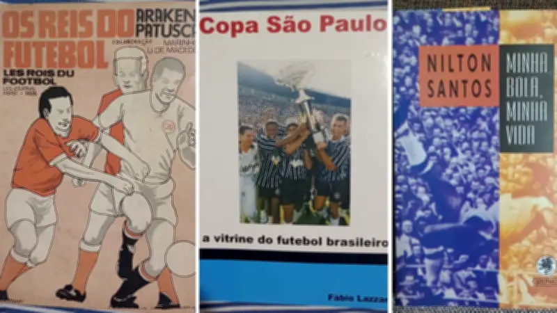 Fã vende coleção de livros autografados por ídolos da Seleção Brasileira