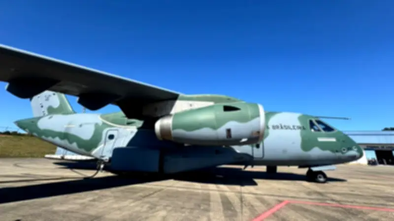 FAB completa 4 voos com KC-390 para ajuda humanitária na Venezuela