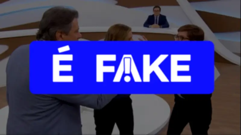 É #FAKE que Renata Lo Prete e Haddad brigaram na TV