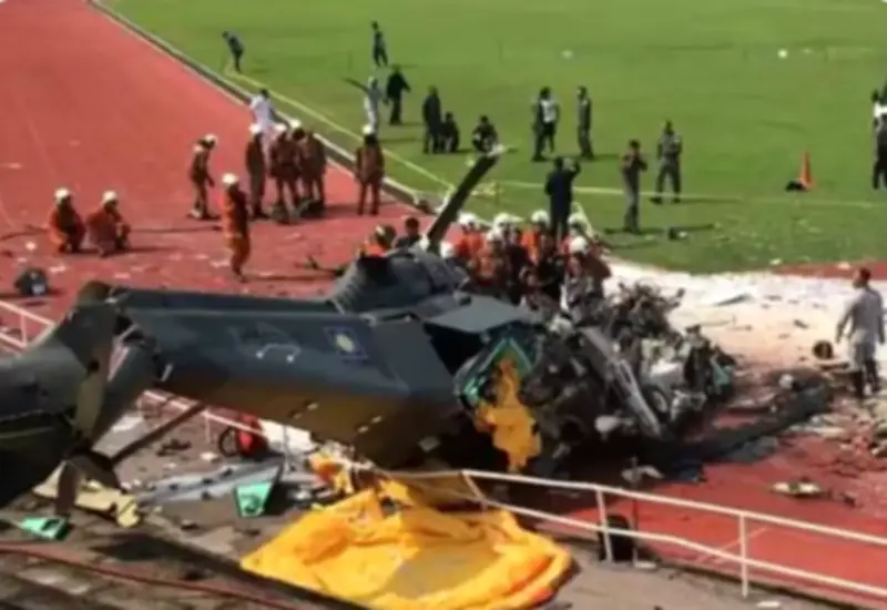 É #FAKE: vídeo de colisão de helicópteros não é do acidente no Rio