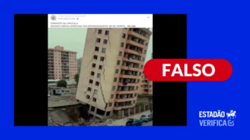 É falso que terremoto na Venezuela deixou 100 mil mortos; governo confirma 1.450