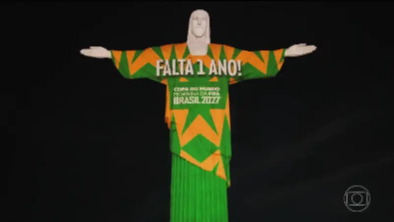 Falta 1 ano para a Copa do Mundo Feminina no Brasil; Maracanã é iluminado