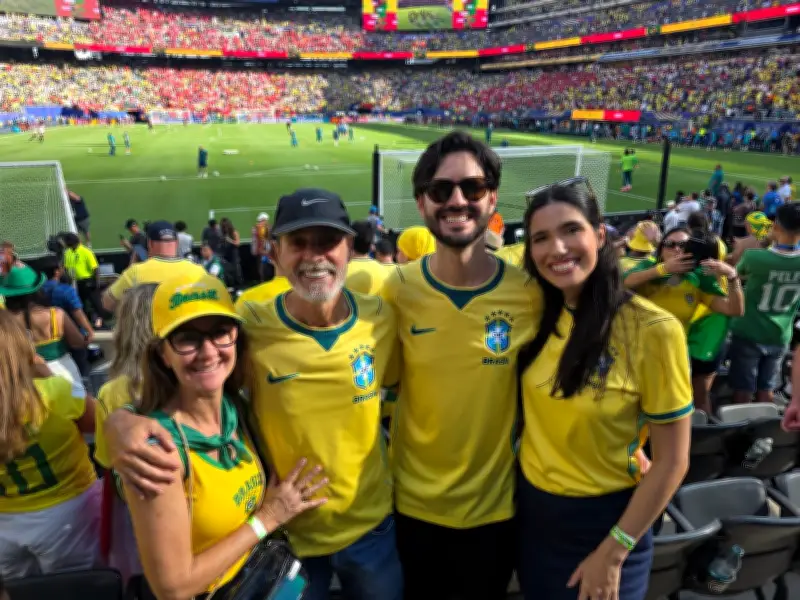 Família de Avaré realiza sonho de ver Brasil em estádio na Copa