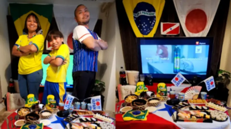 Família nipo-paraense une açaí e sushi para celebrar Brasil x Japão na Copa