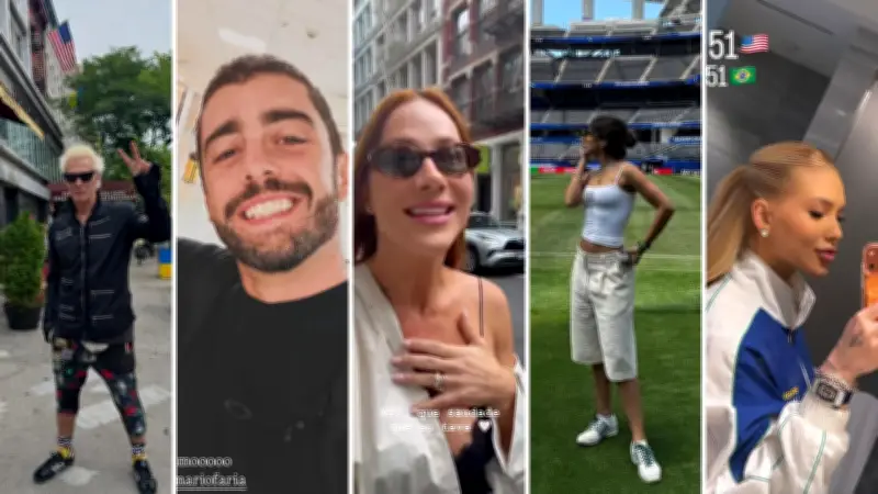 Famosos chegam aos EUA para a Copa do Mundo 2026