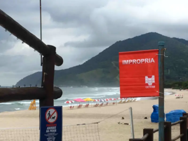 Feriado de Corpus Christi: 58 praias estão impróprias em SP, diz Cetesb