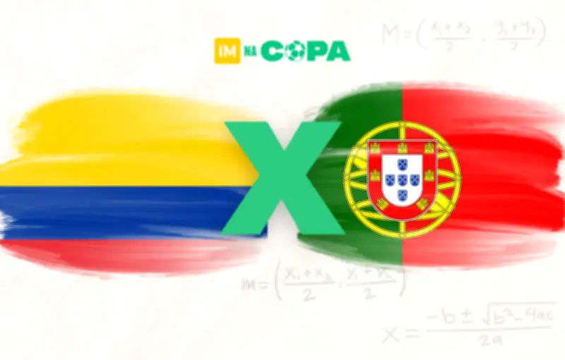 FGV projeta duelo equilibrado entre Colômbia e Portugal na Copa 2026